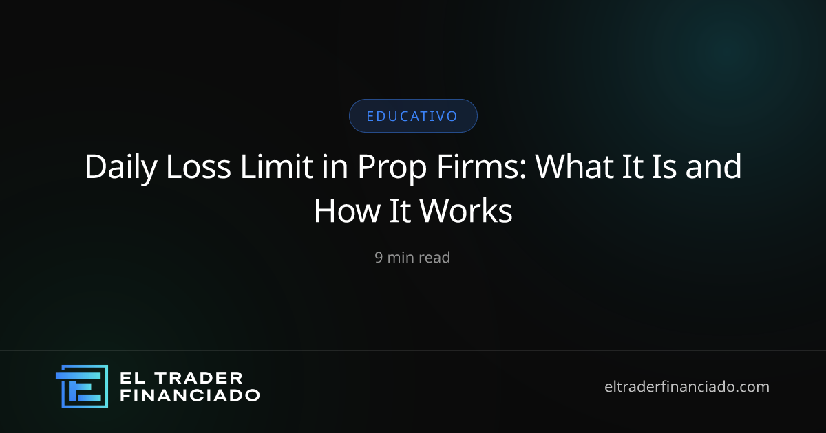 Daily Loss Limit in Prop Firms: Complete Guide 2026